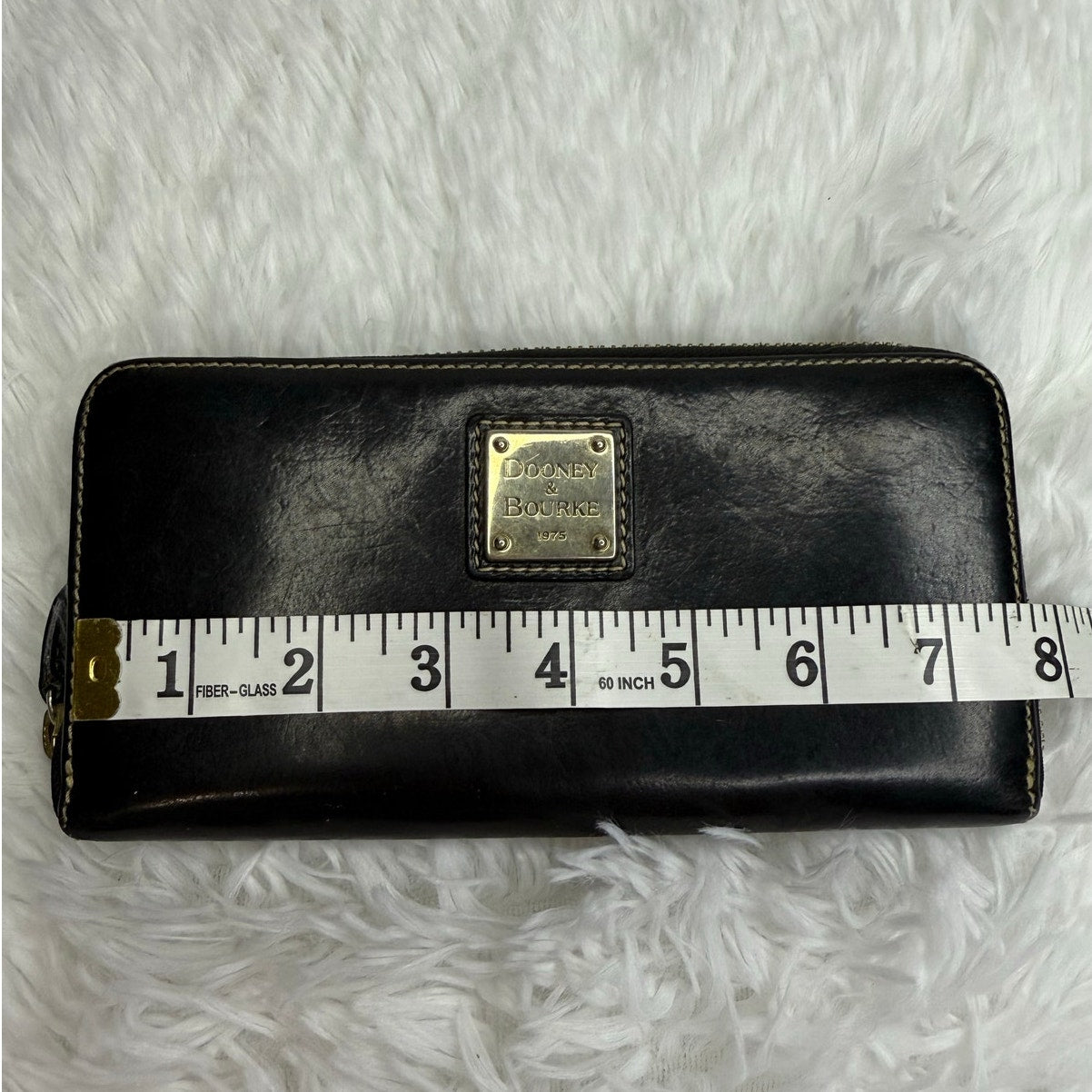 DOONEY & BOURKE Black Zip Around Wallet