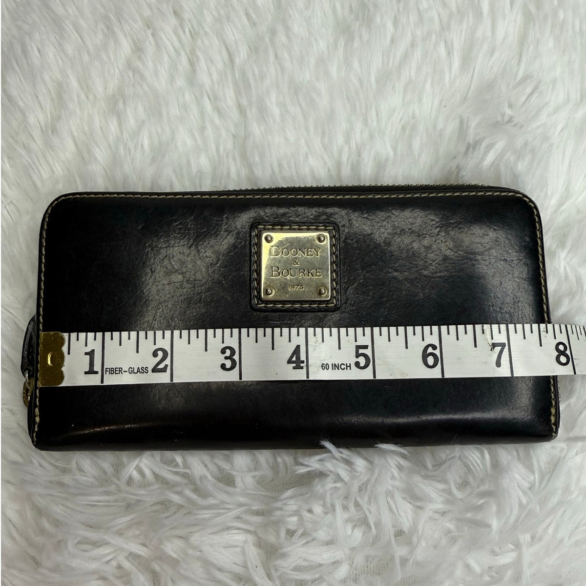 DOONEY & BOURKE Black Zip Around Wallet