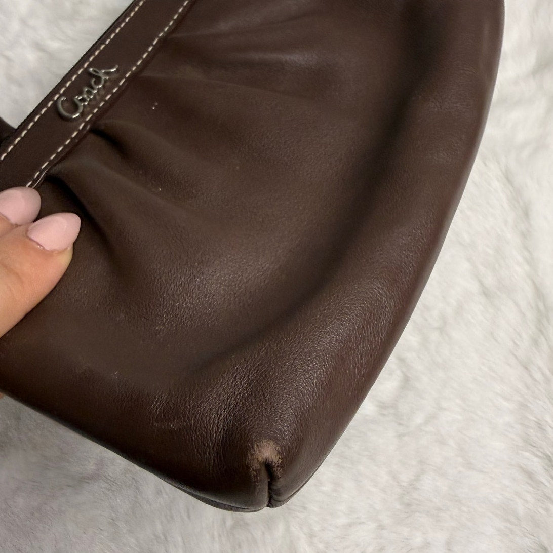 COACH Brown Wristlet