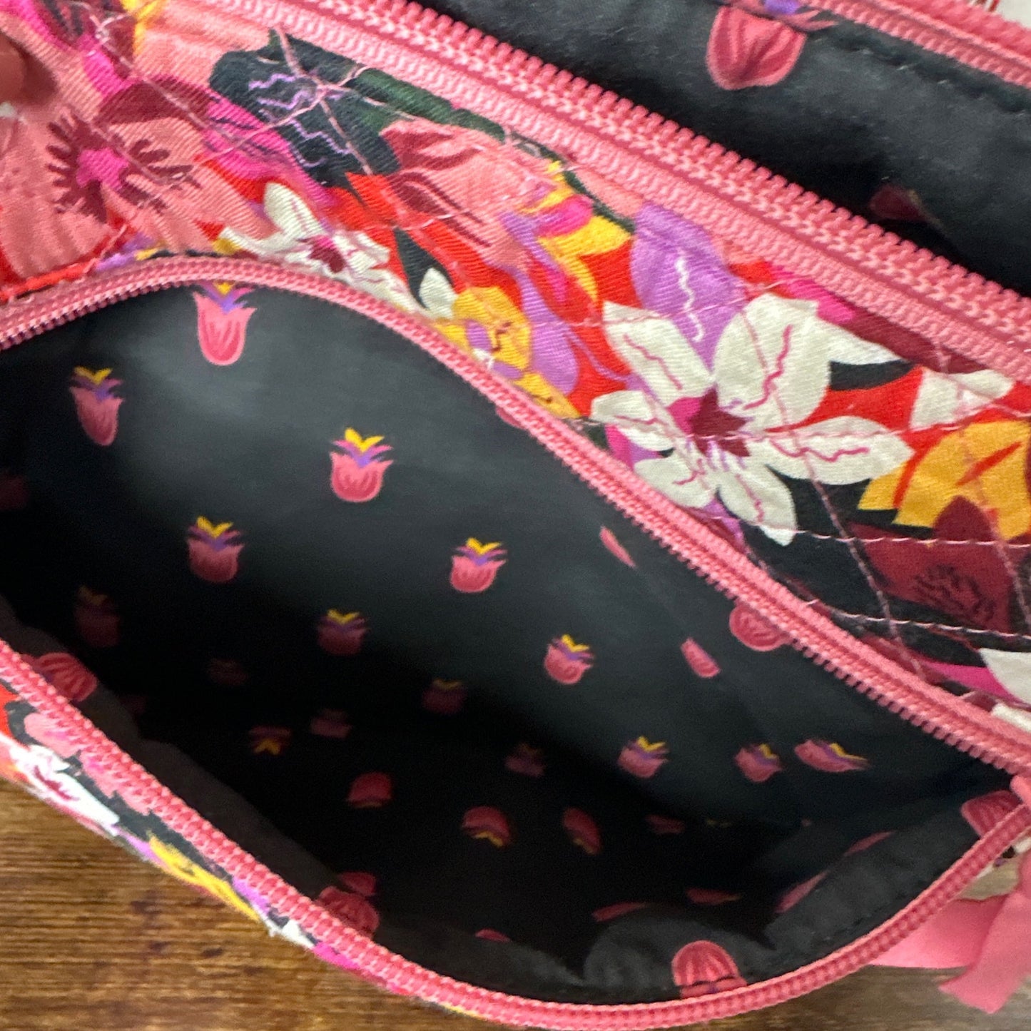 VERA BRADLEY Recycled Cotton On the Go Floral Crossbody