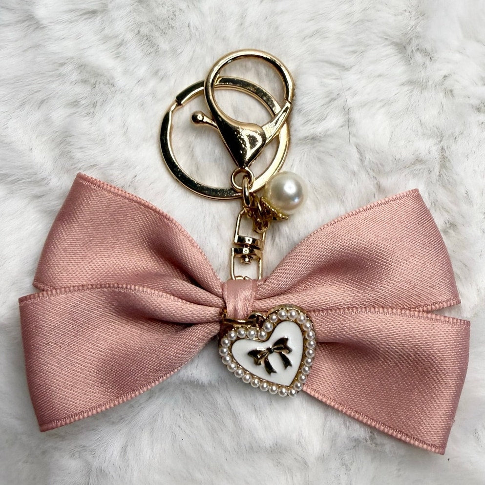 Fashion Bow Keychain Handbag Purse Bag charm