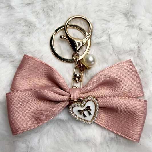 Fashion Bow Keychain Handbag Purse Bag charm