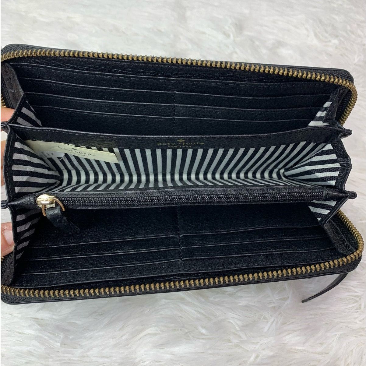 Kate Spade New York  Black Leroy Street Stacy Wallet