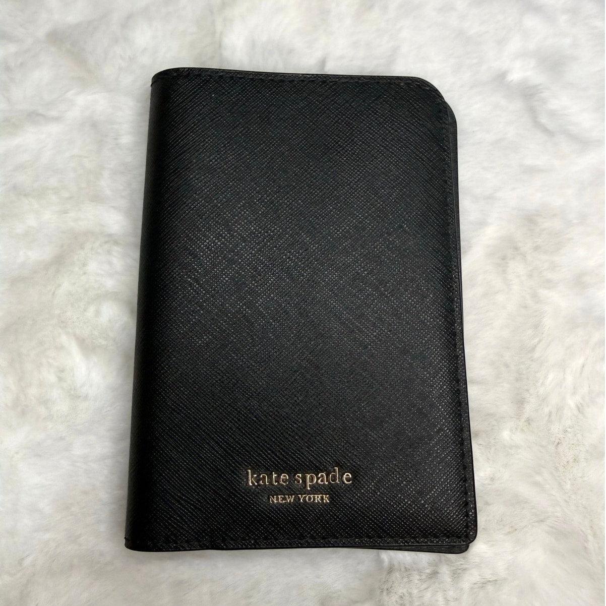Kate Spade New York Black Passport Case Card Holder
