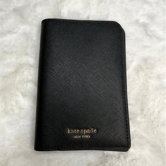 Kate Spade New York Black Passport Case Card Holder