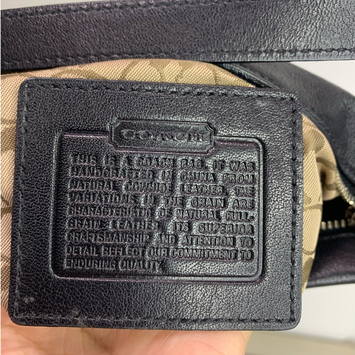 y2k COACH Black Mini Purse Shoulder Bag