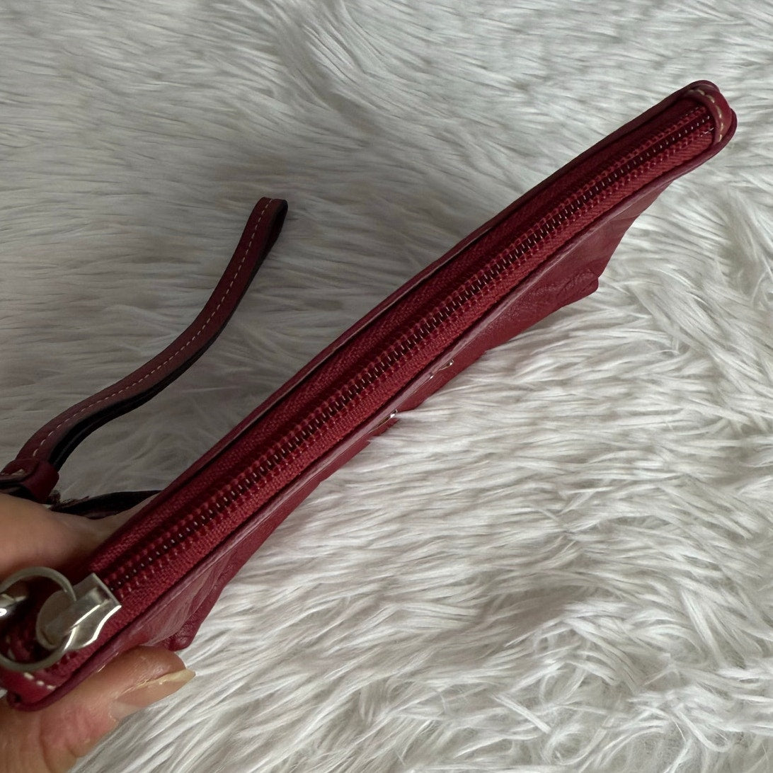 COACH Red Wristlet