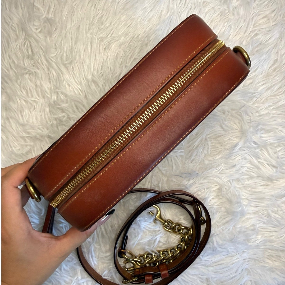 COACH Camera Bag In Signature Canvas Crossbody