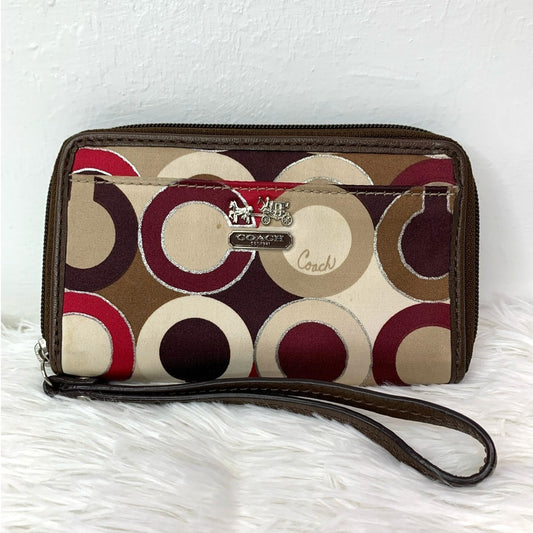 COACH Madison Graphic Op Art Med Wallet