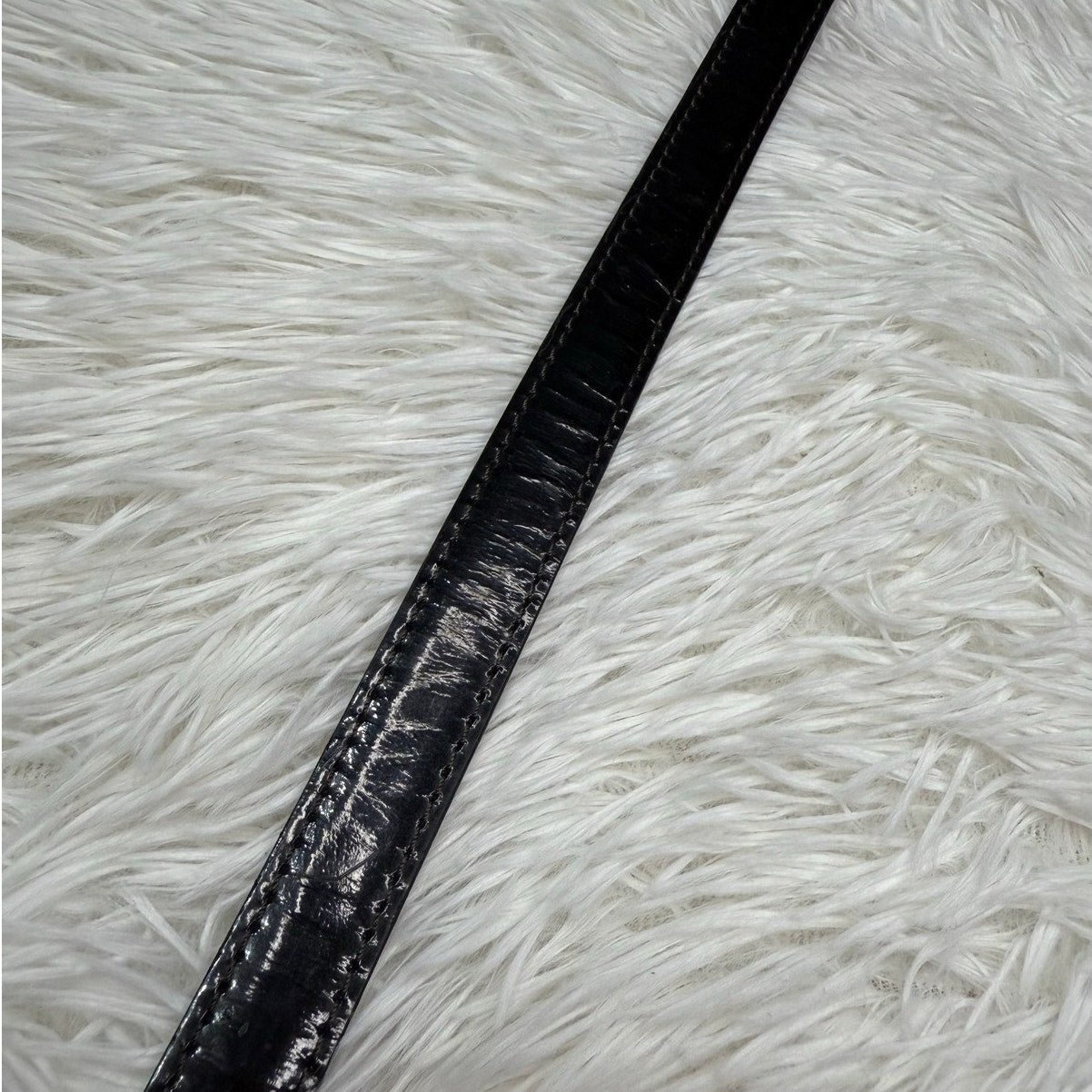 Black Patent Leather Replacement Strap