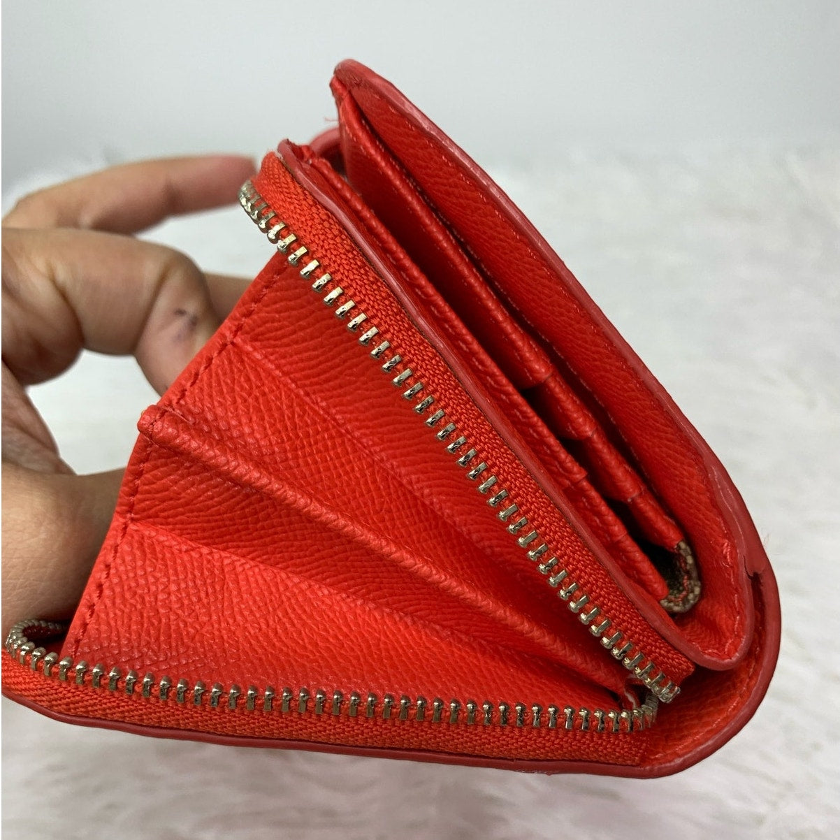 COACH Bright Red Medium Wallet