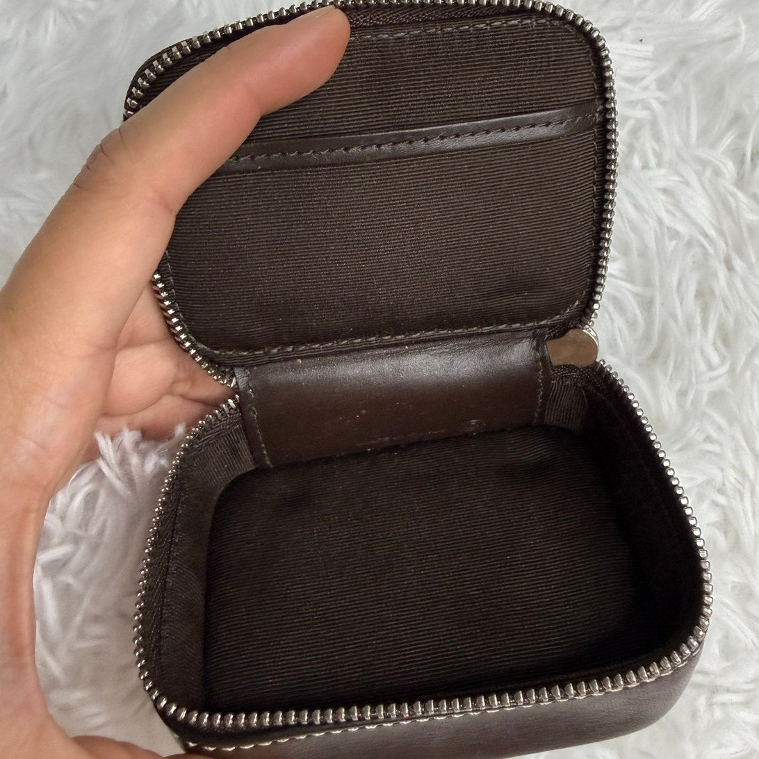 Vintage COACH Mahogany Pill Case