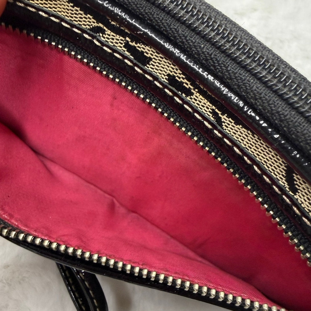 Coach Black Wristlet Wallet