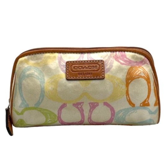 SALE COACH Scribble Cosmetic Case