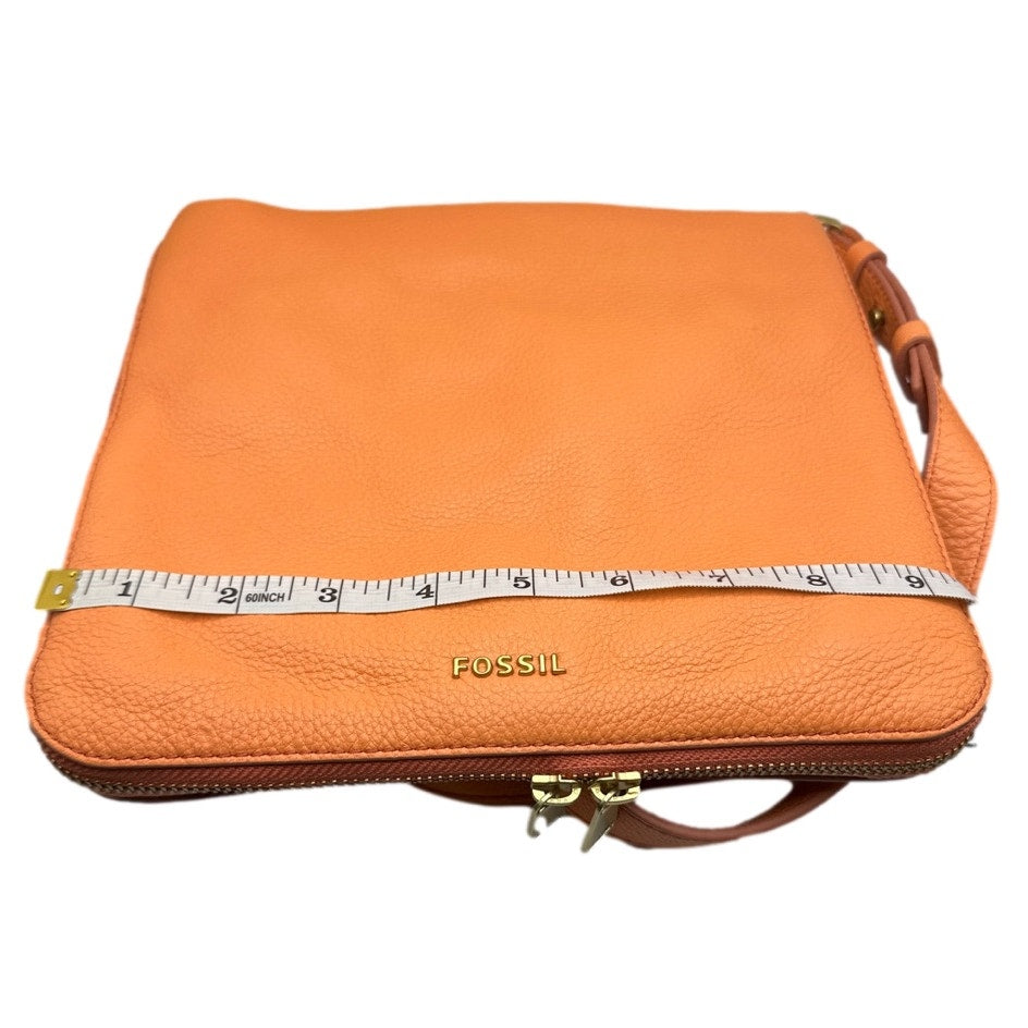 FOSSIL Peach Orange Crossbody