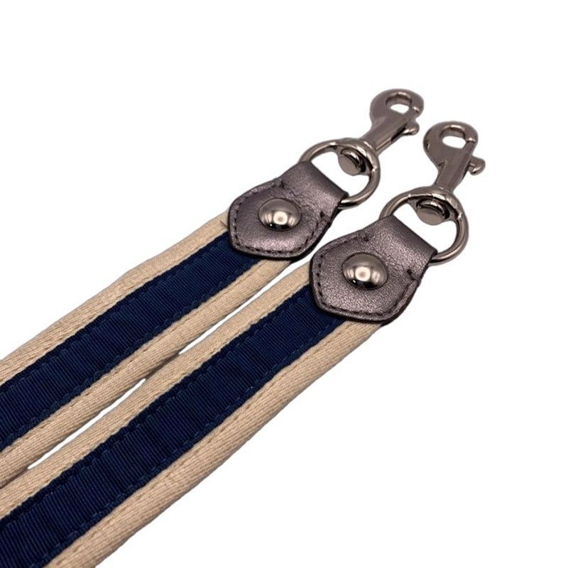 Blue Cream Fabric Replacement Strap