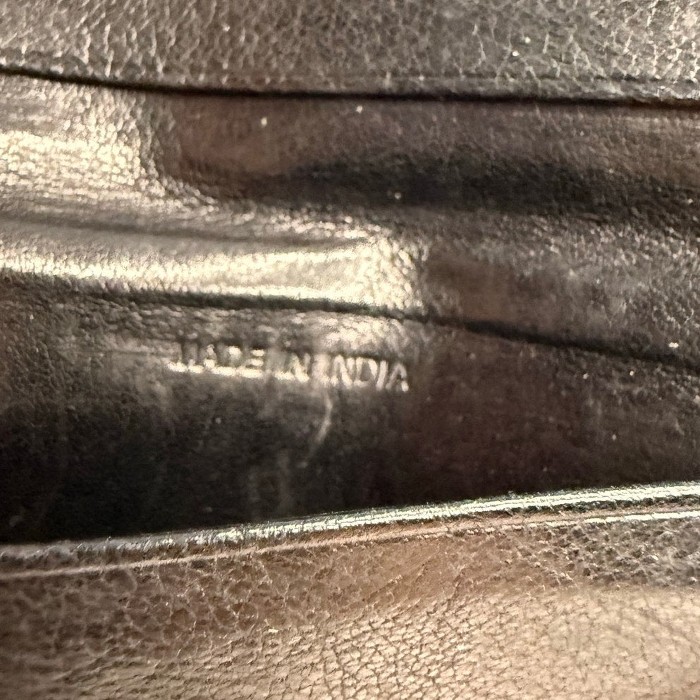 Vintage Coach Black Card Slot Case