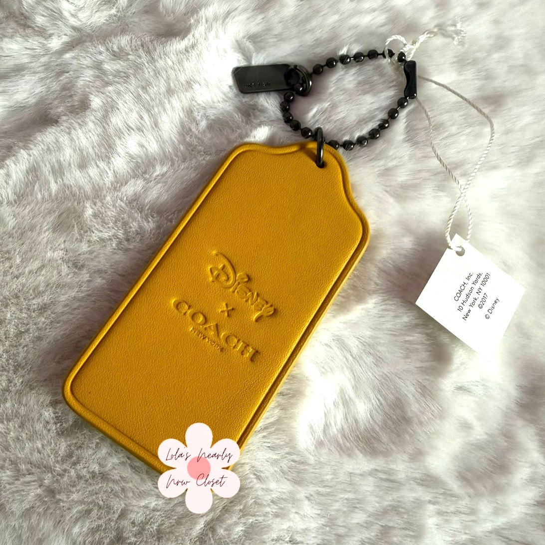 3" Disney x Coach Mickey Mouse Collectible Bag Charm Keychain Key Fob