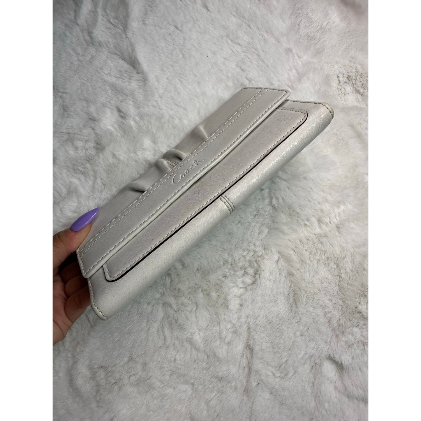 COACH y2k Ashley White Wallet