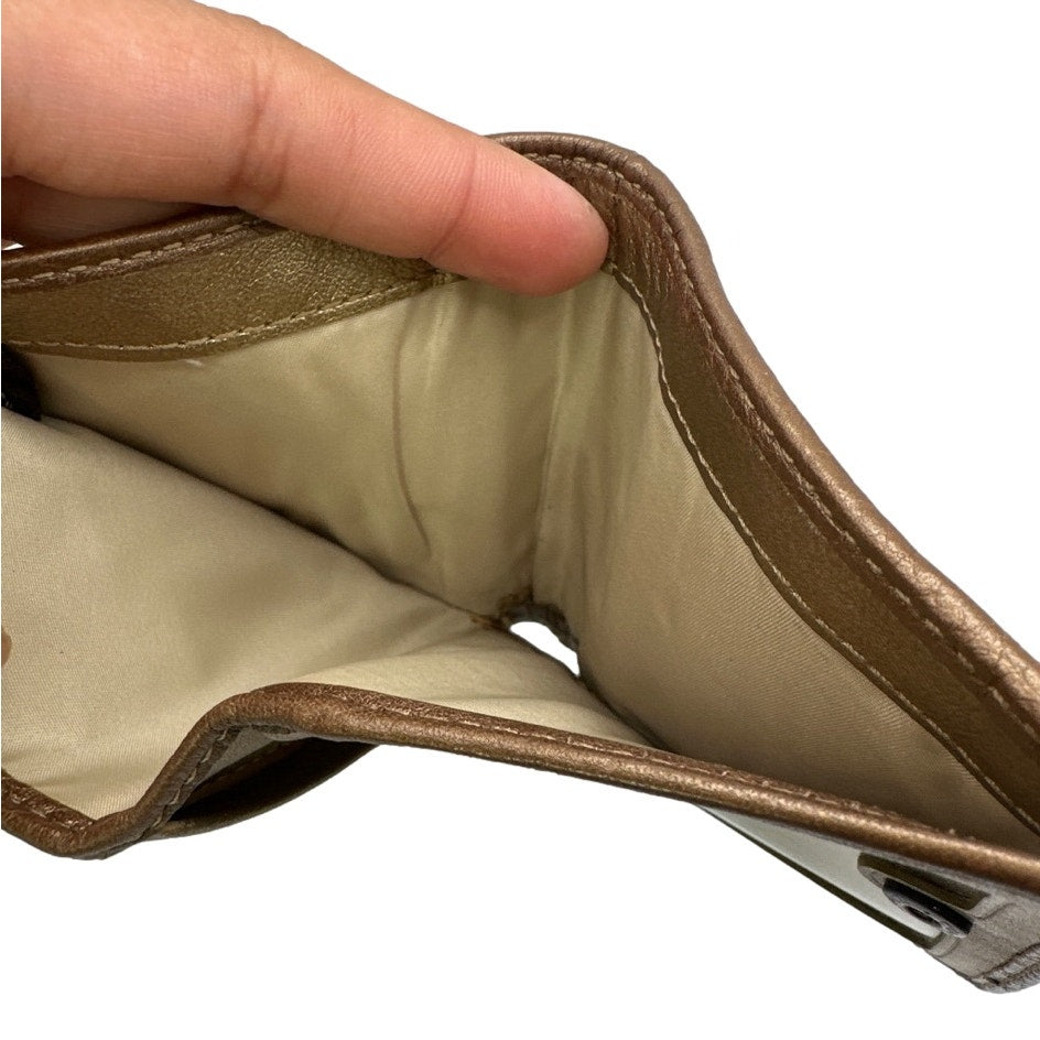 y2k COACH Vintage Carriage Bronze Wallet