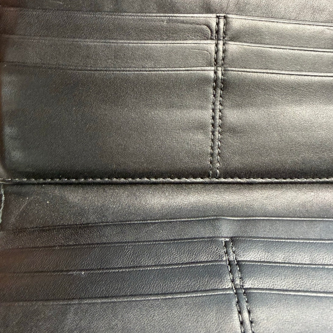 COACH Black Signature Canvas Wallet