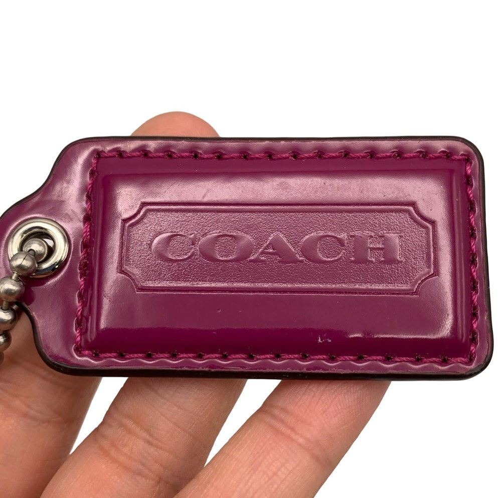 COACH Patent Leather Replacement Hang Tag Bag Charm