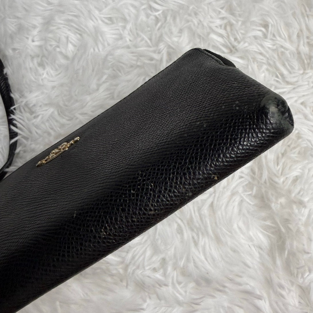 Coach Black Wallet Wristlet