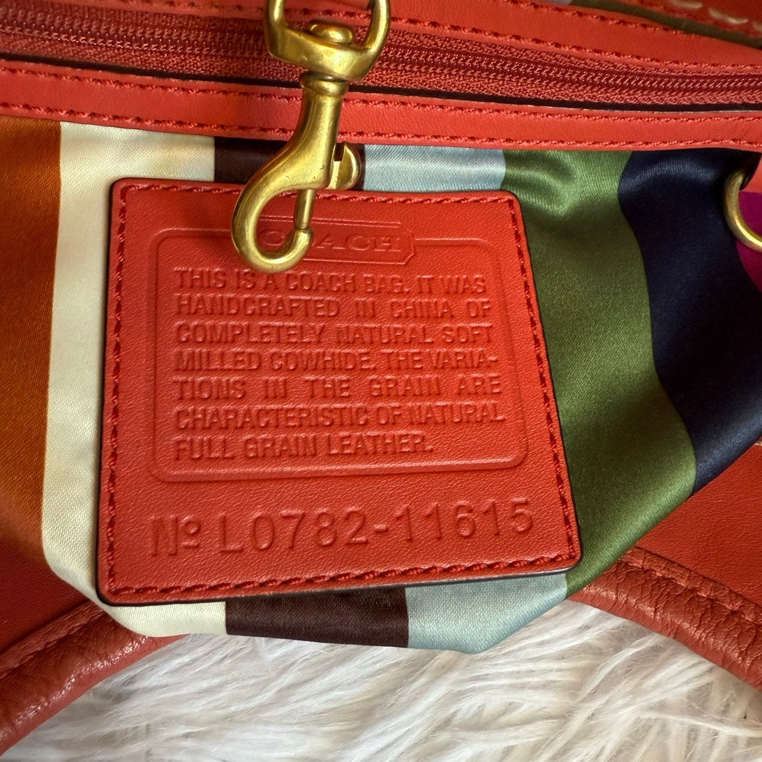 y2k COACH Legacy 11615 Pink  Ergo 2007 Shoulder Bag