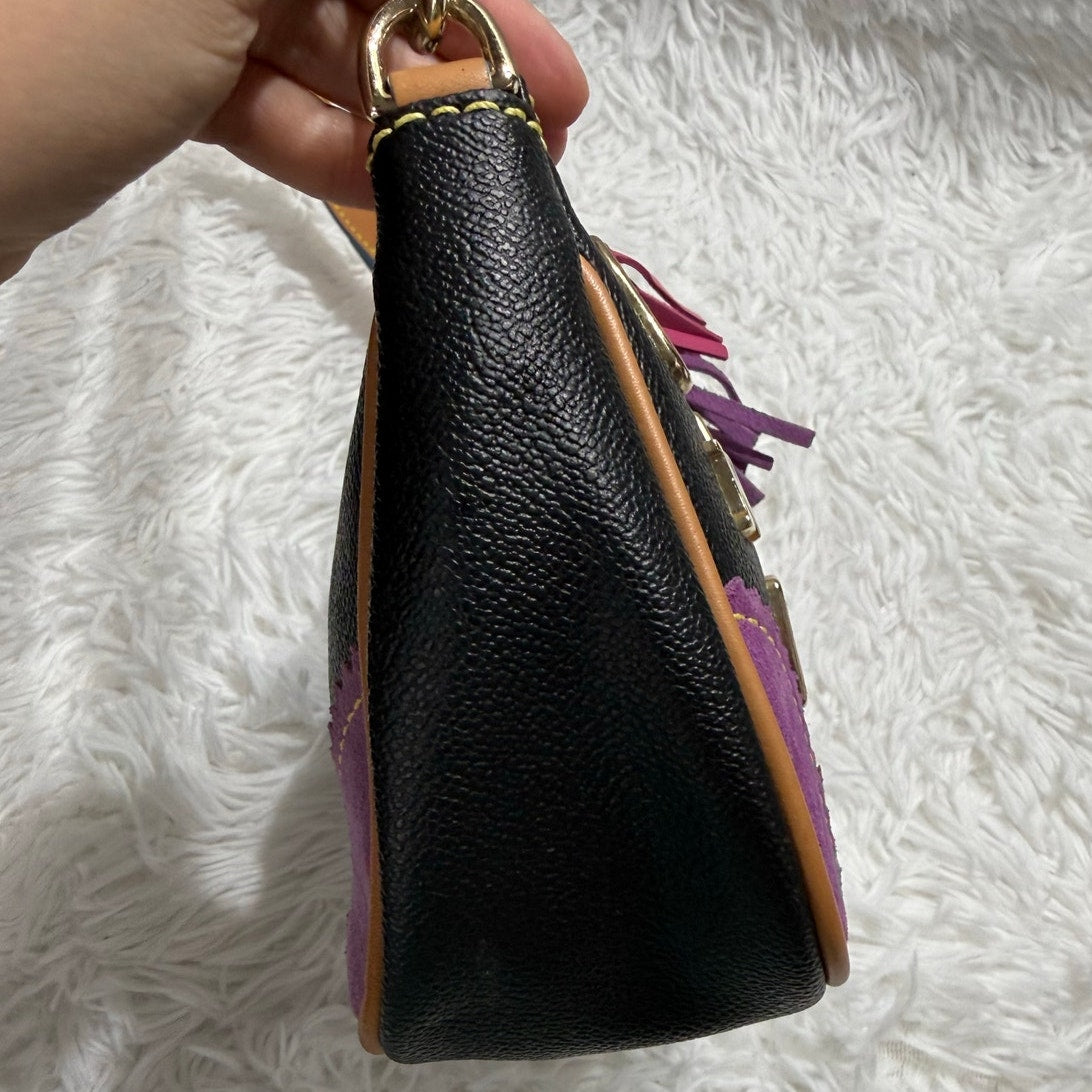 y2k DOONEY & BOURKE Vintage Lindsey Lohan " 1 " Limited Edition Shoulder bag