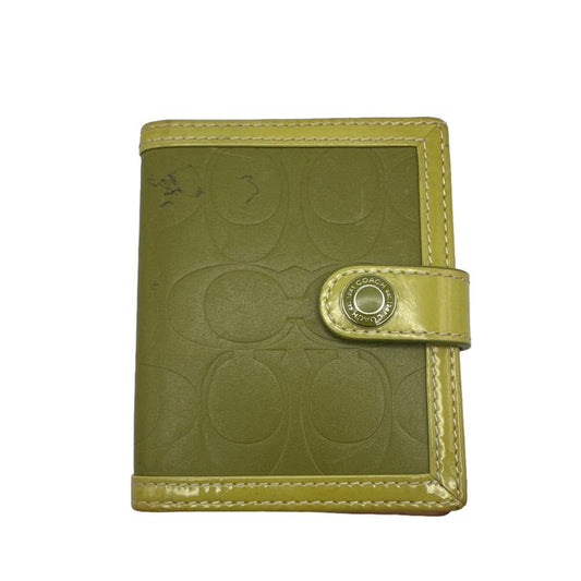 COACH Avocado Green Cardholder / Photo Pocket Holder