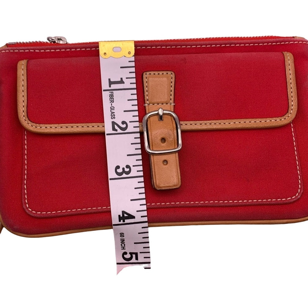 Vintage COACH Red 2 Toned Wristlet