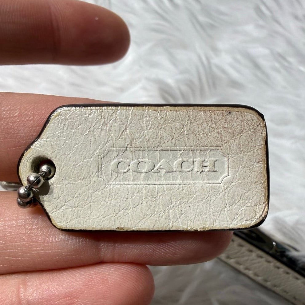 1" COACH Legacy Strap and Fob Bag Charm Hang tag Hangtag