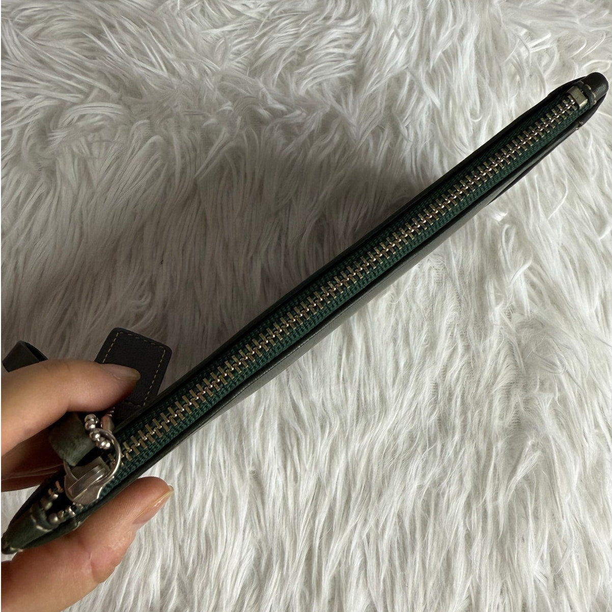 Vintage COACH y2k Slim Skinny Pouch Case