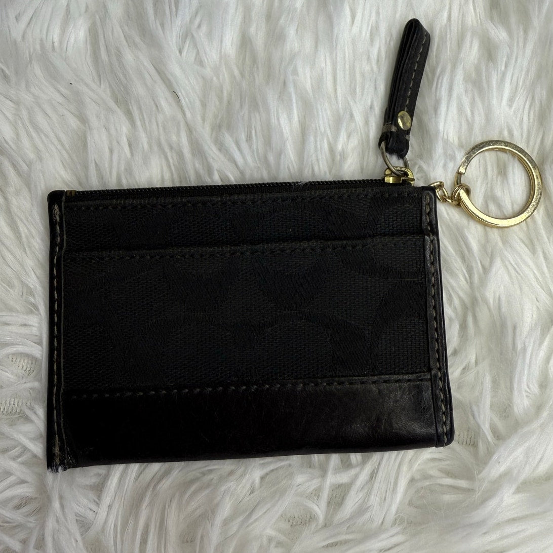 Y2k COACH Black Soho y2k Card Holder Coin Purse Wallet