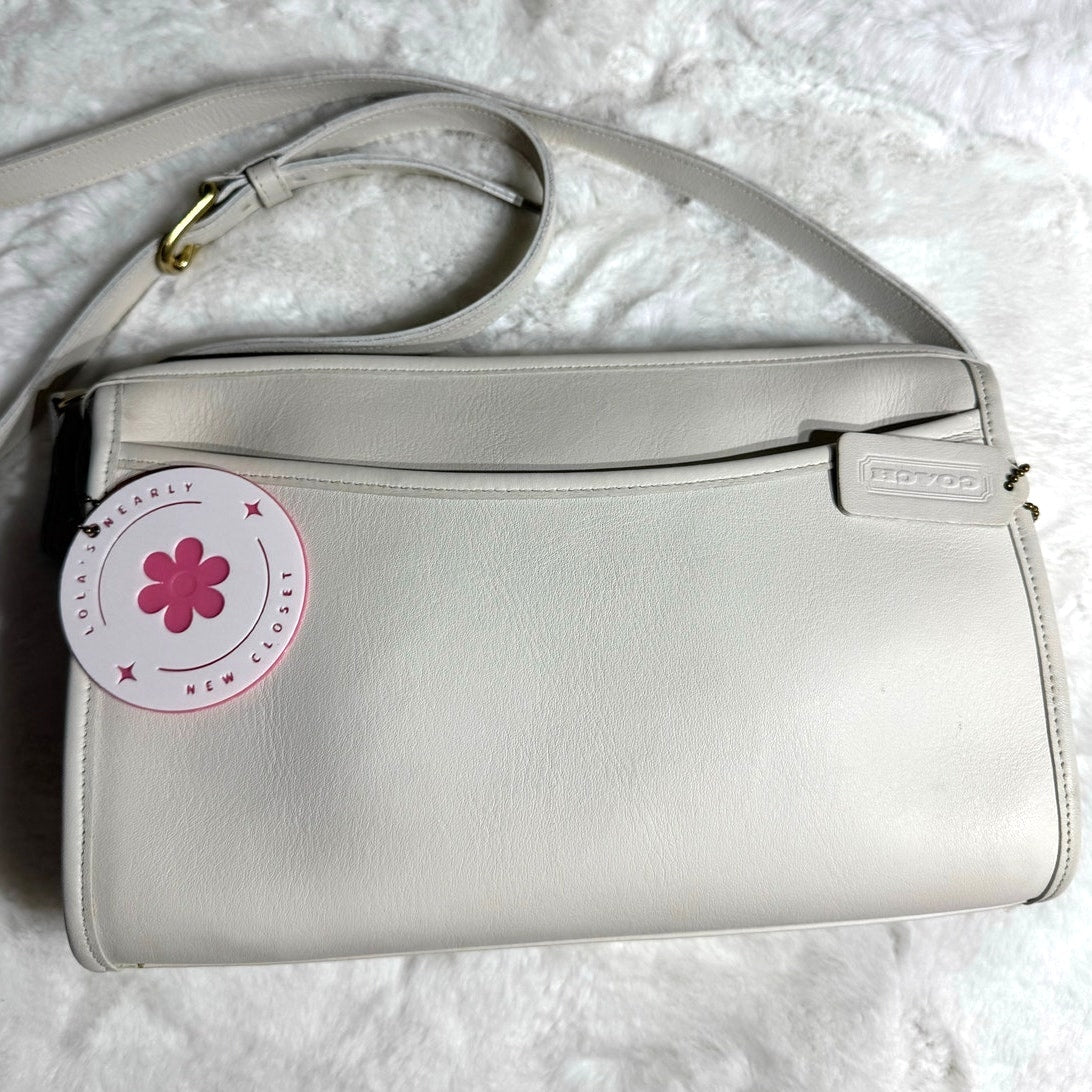 Vintage Coach 9944 Taylor White Crossbody