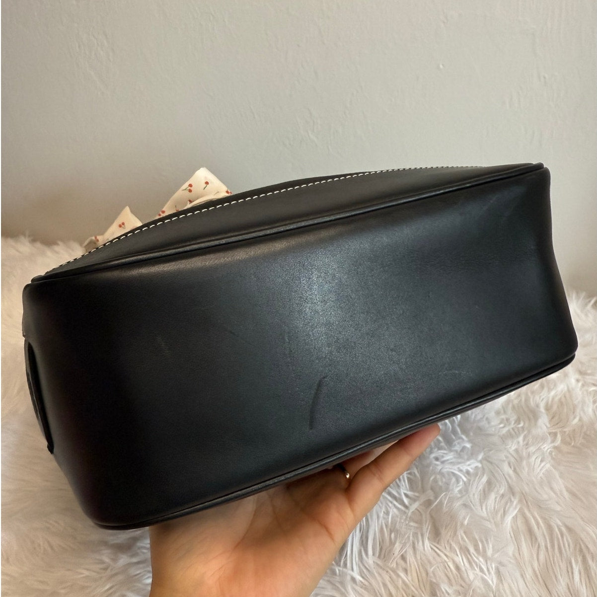 Vintage COACH y2k Black Hampton Canvas Tote