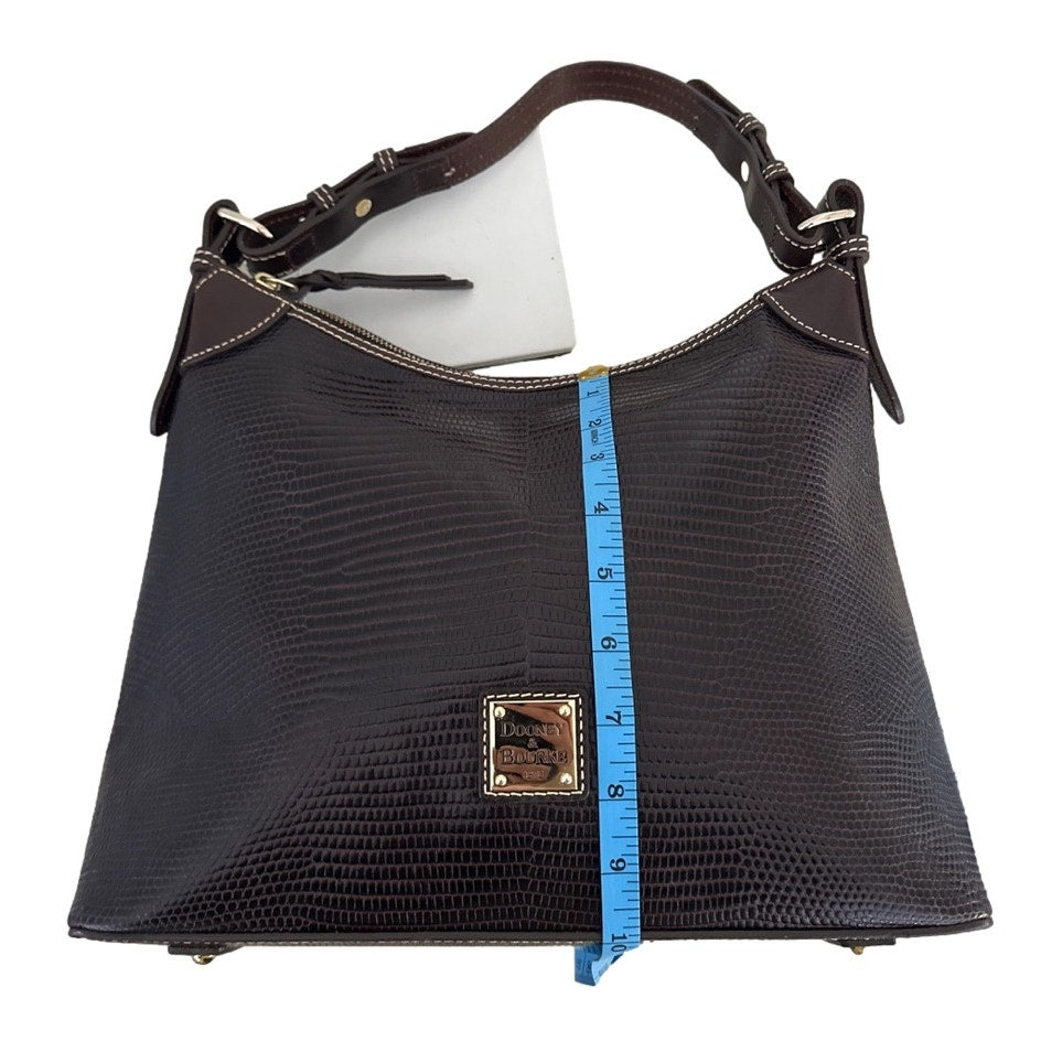 DOONEY & BOURKE Embossed Lizard Hobo Shoulder bag