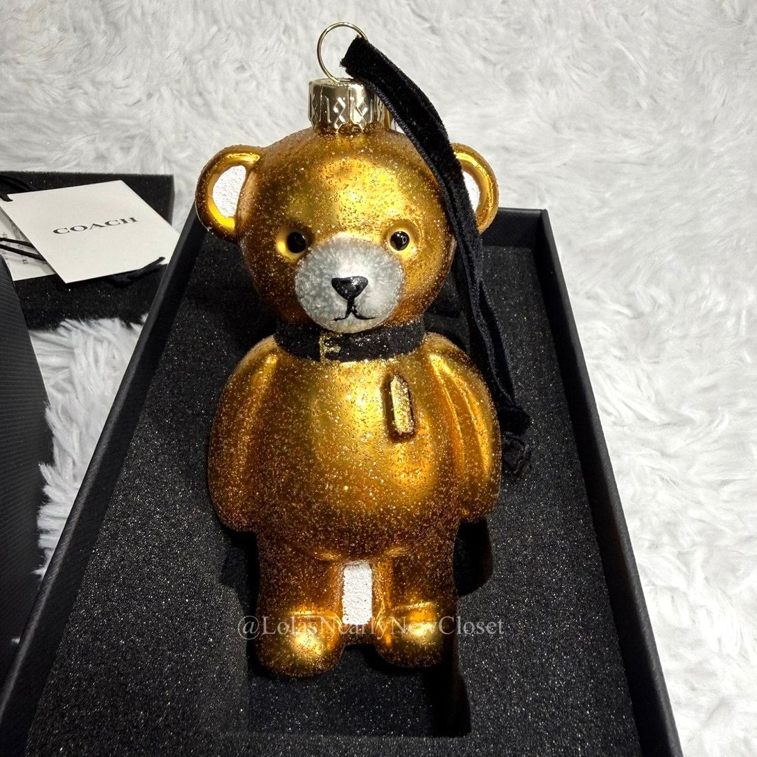 Coach Bear Ornament (Style CCD51)