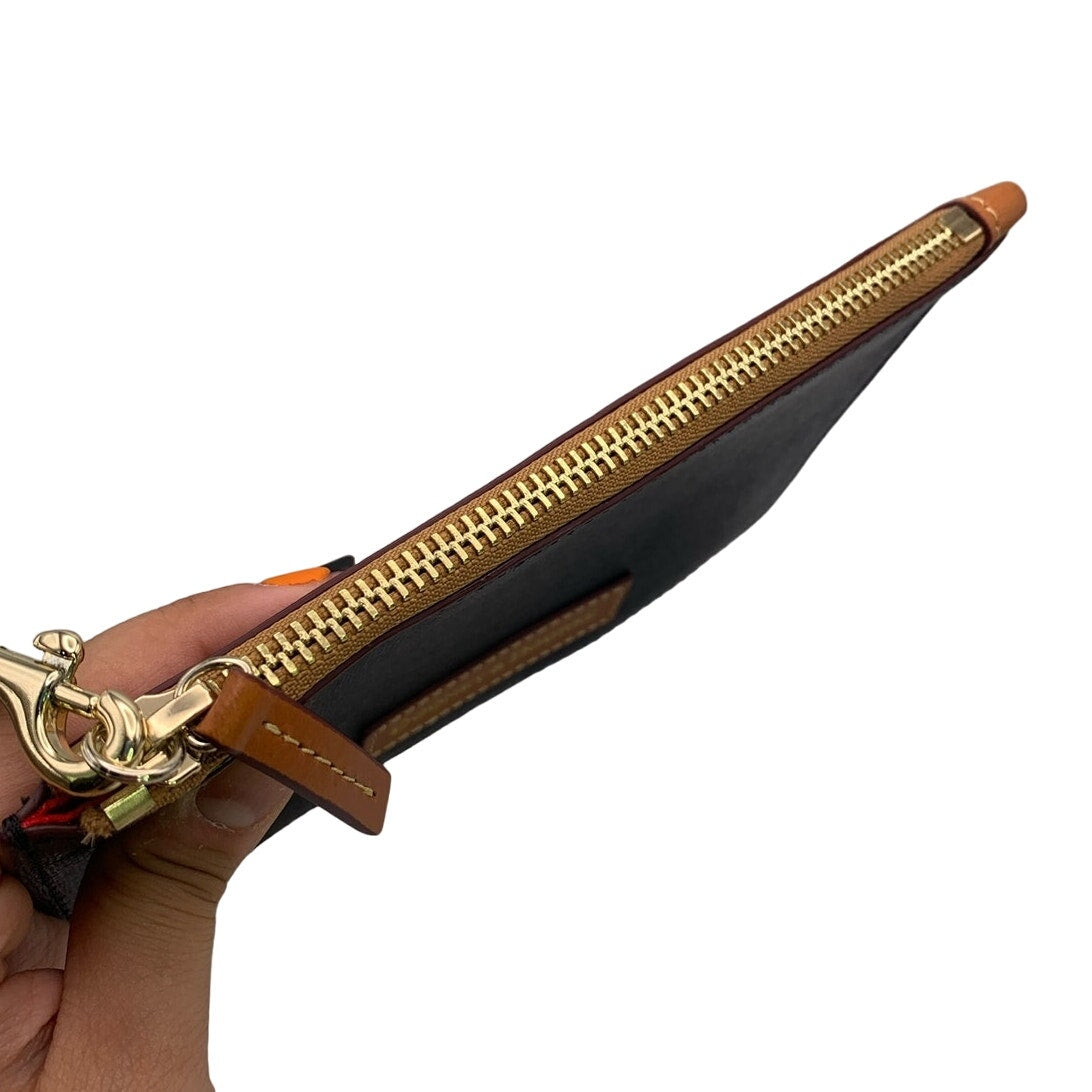 DOONEY & BOURKE Black Brown Wristlet