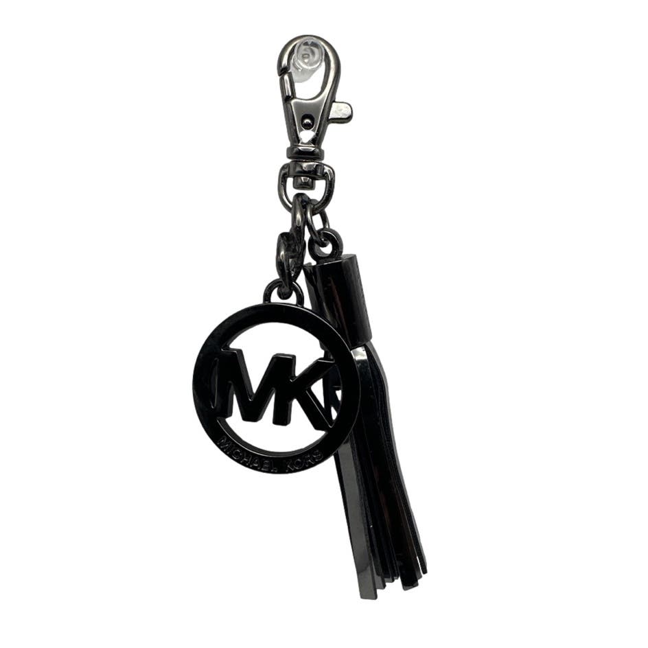 MICHAEL KORS Metallic Dark Gray Bag Charm