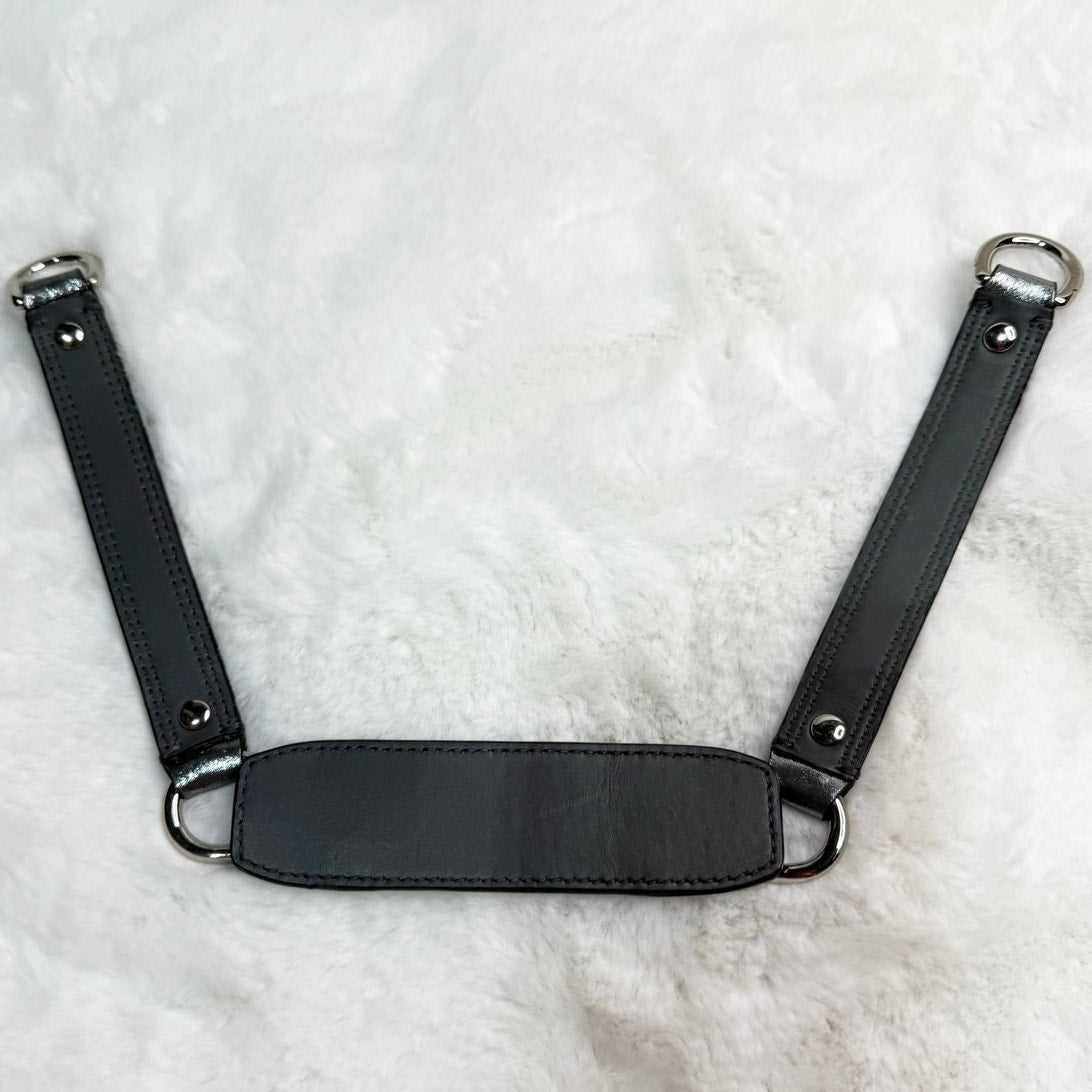 Metallic Silver Shimmer Replacement Shoulder Strap