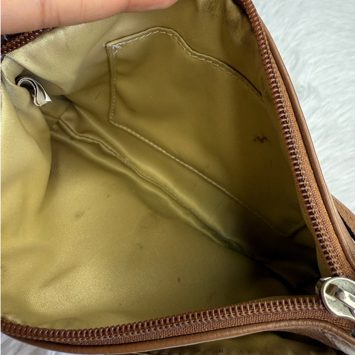 COACH Brown Wristlet