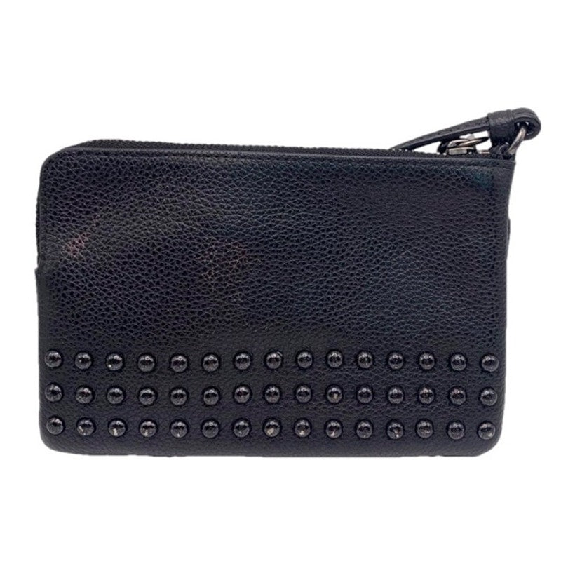 COACH Black Stud Wristlet