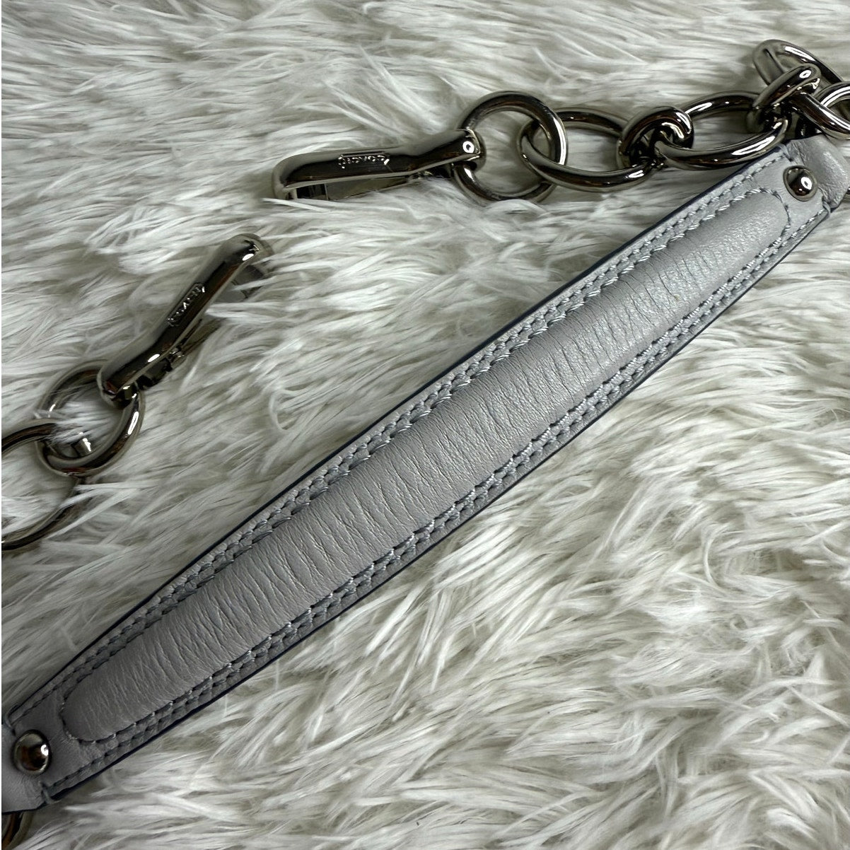 Coach Gray Shoulder Replacement Strap