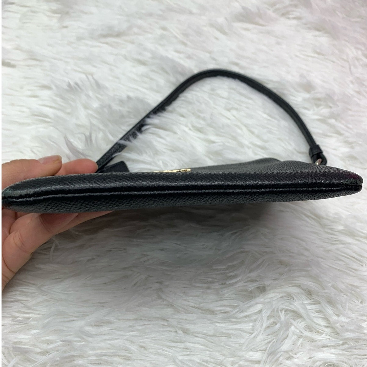 COACH Black Wristlet