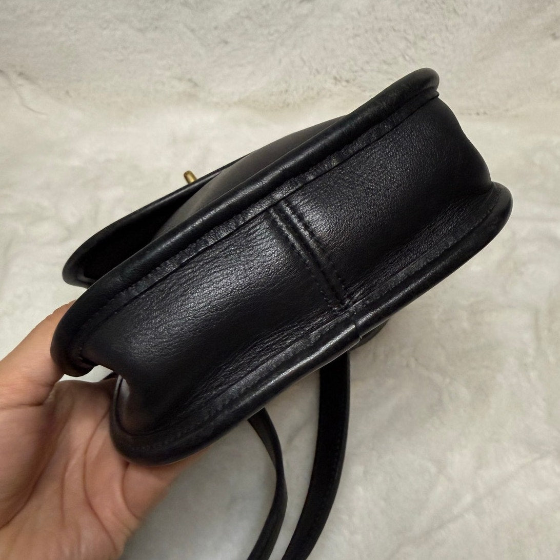 Vintage Coach Project Bag Small SidePack 9978 Black Crossbody