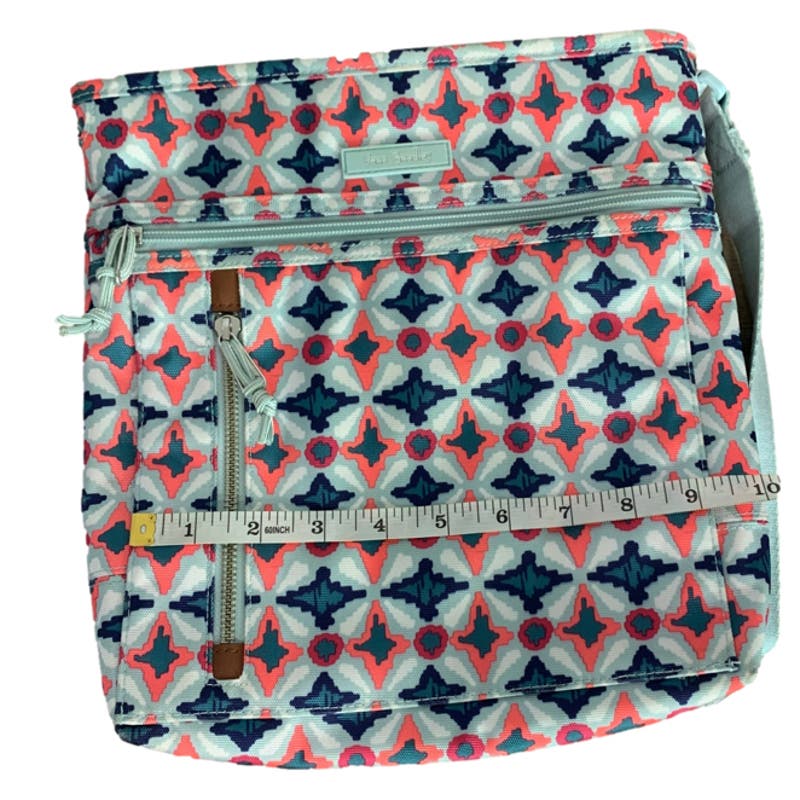 Vera Bradley Water Geo Messenger Crossbody