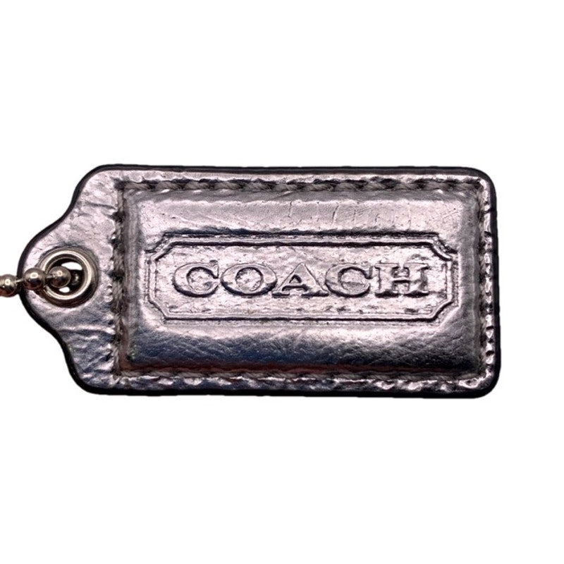 COACH Silver  Replacement Hangtag Bag