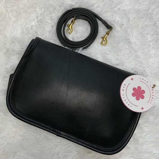 Vintage Coach Ritchie Black Crossbody Bag