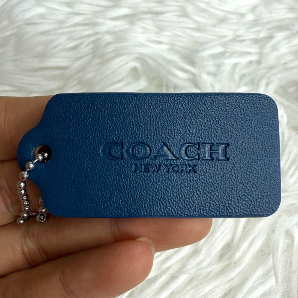 2" COACH Fob Bag Charm Hang tag Hangtag